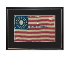37-Star "Grant & Colfax" Campaign Parade Flag, 1868