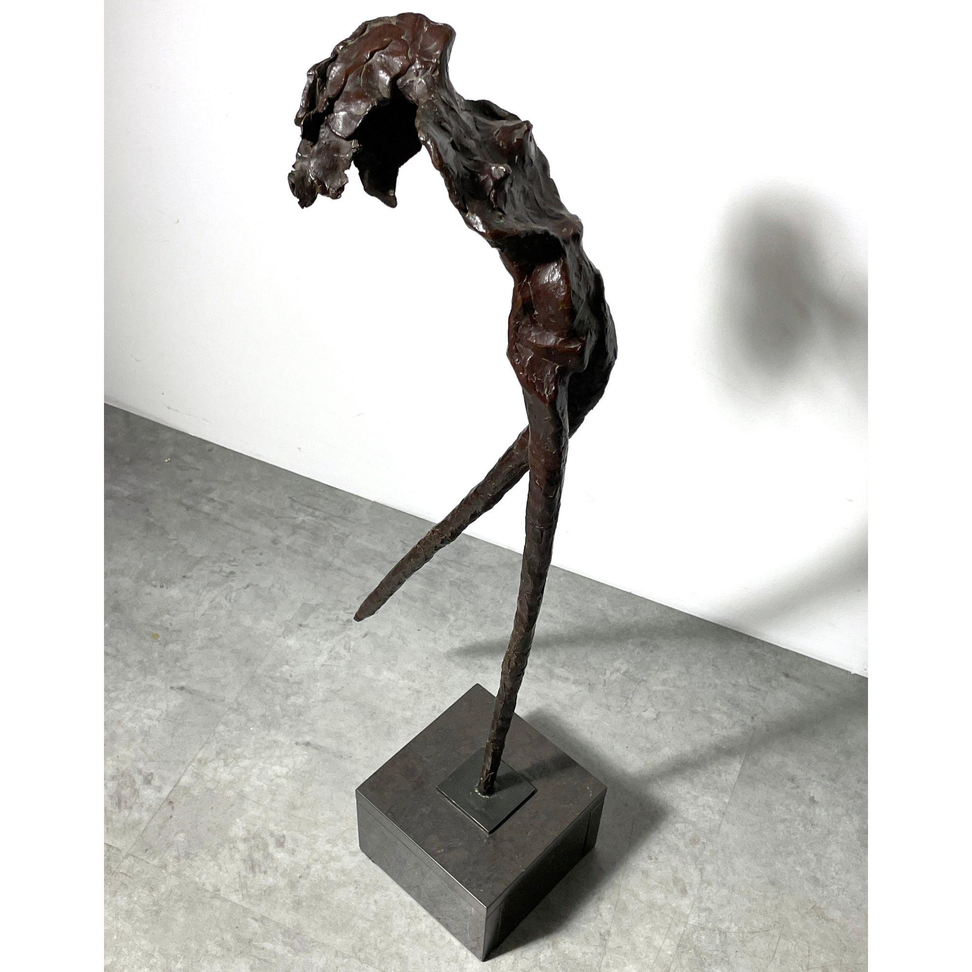Brutalisme Sculpture abstraite en bronze brutaliste du milieu du siècle de 37