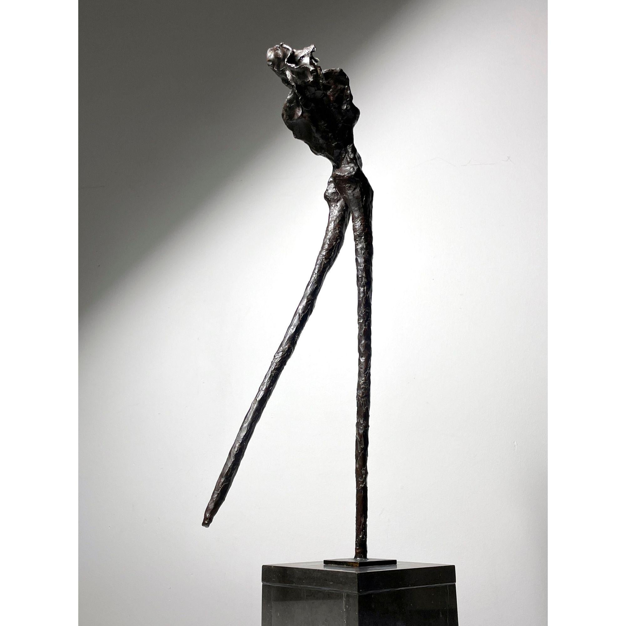 20ième siècle Sculpture abstraite en bronze brutaliste du milieu du siècle de 37