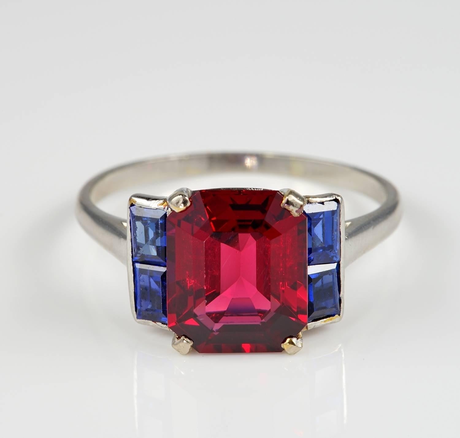 High end Art Deco ring!

Spinel has long been a favorite of gem dealers, but in recent years it has become very popular with gem collectors and jewelry lovers as well. Because the supply of natural spinel is very limited, you are unlikely to find it
