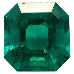 3.70 Carat Colombian Emerald, Unset Loose Gemstone, GIA Certified