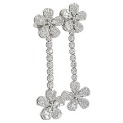 Diamantring mit 3,70 Karat Marquise-, Birnen-, Prinzessinnen- und rundem Brillantschliff