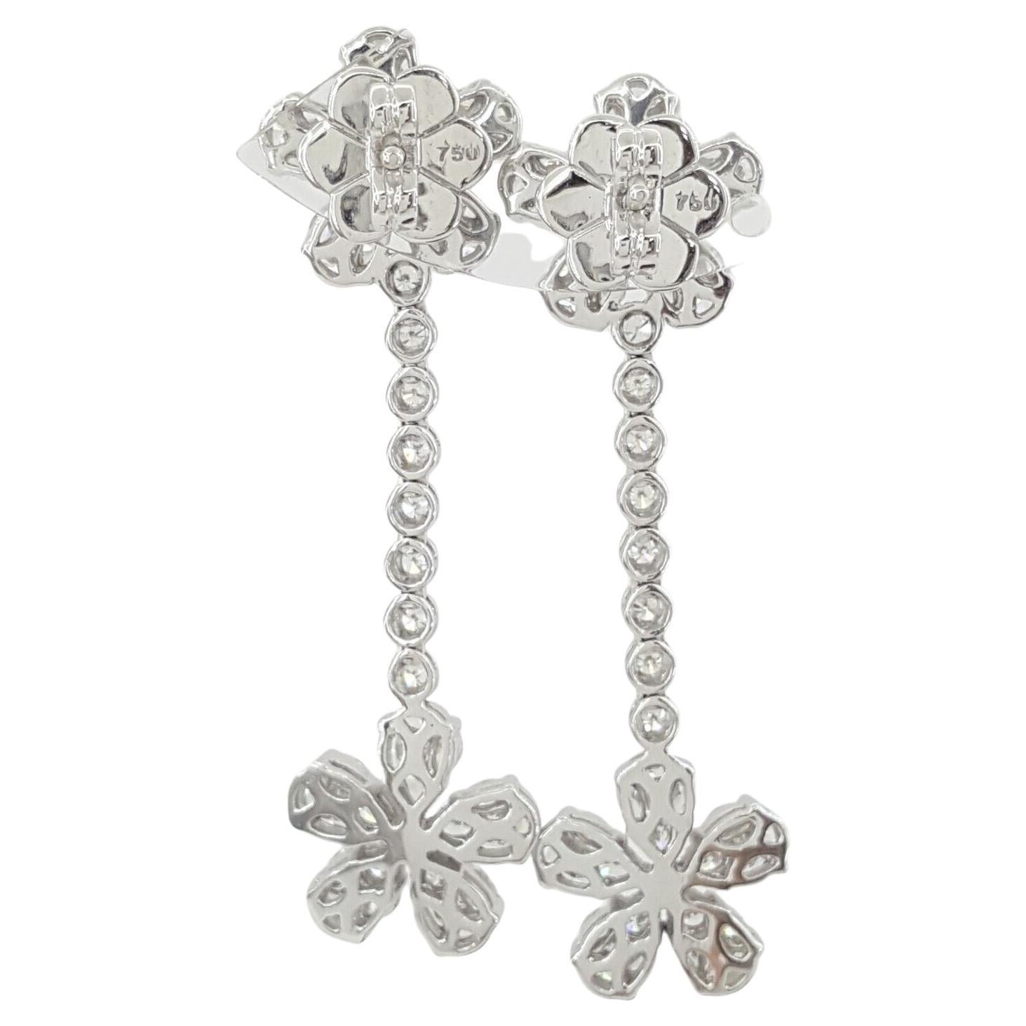 Diamantring mit 3,70 Karat Marquise-, Birnen-, Prinzessinnen- und rundem Brillantschliff (Rundschliff) im Angebot