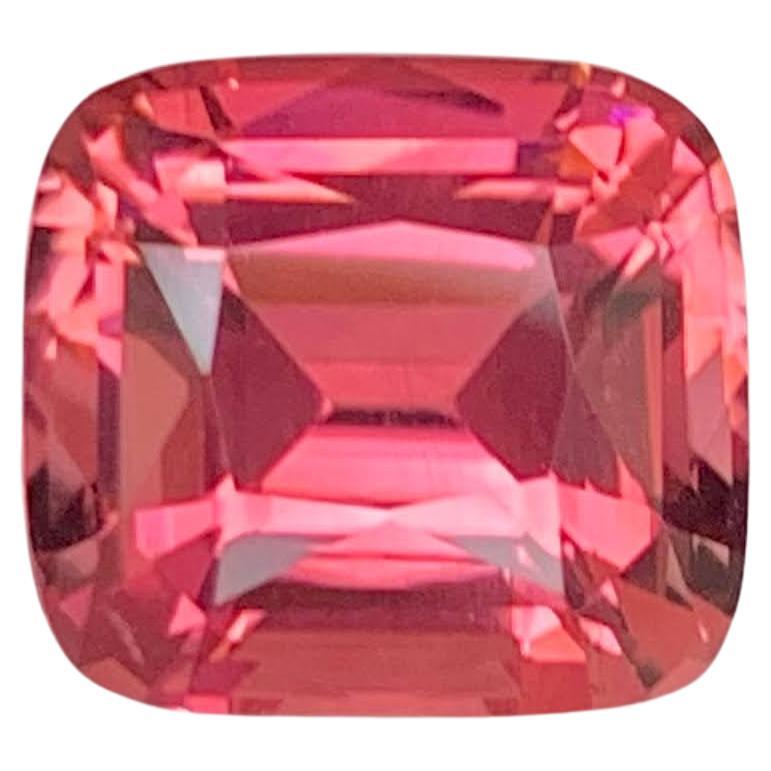 3.70 Karat Natürlicher loser Bubblegum Pink Turmalin Kissenschliff Afghanischer Edelstein
