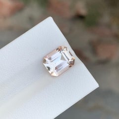 3.70 Carat Natural Loose Golden Topaz Emerald Shape Gemstone