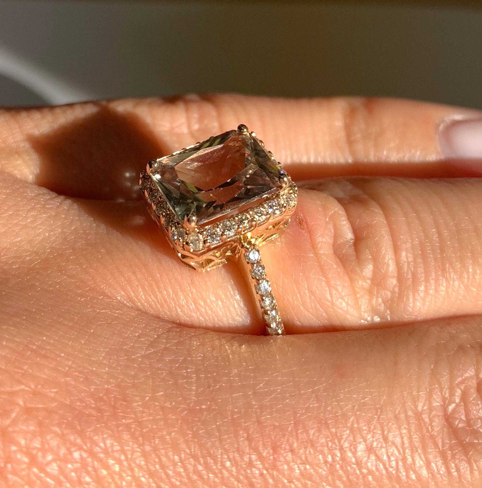 3.7 carat diamond ring