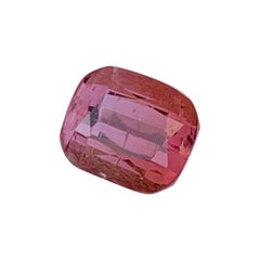 3.70 Carats Purplish Pink Cushion Cut Tourmaline from Afghanistan for Jewellery