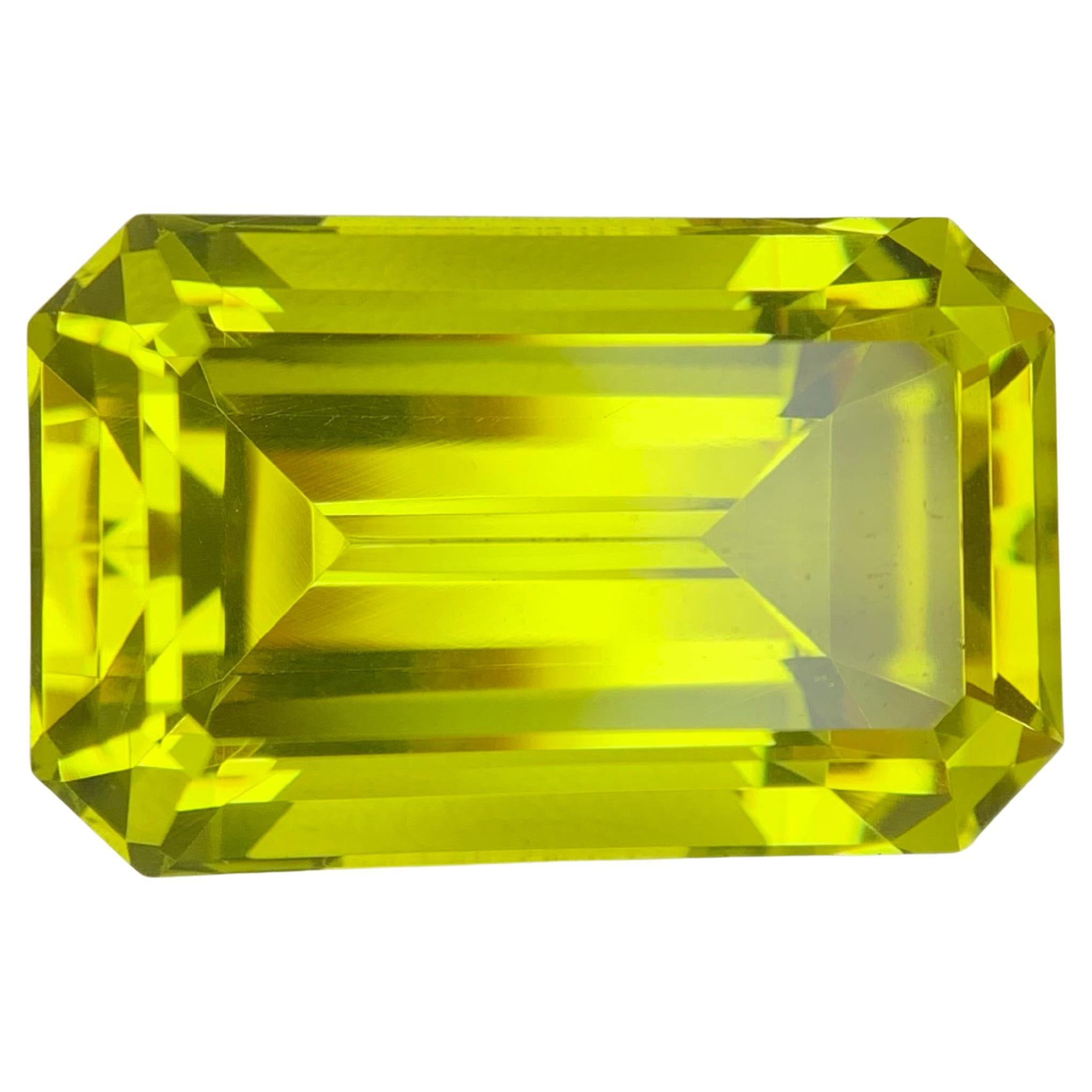 37.00 Carats Natural Loose Lemon Quartz For Sale
