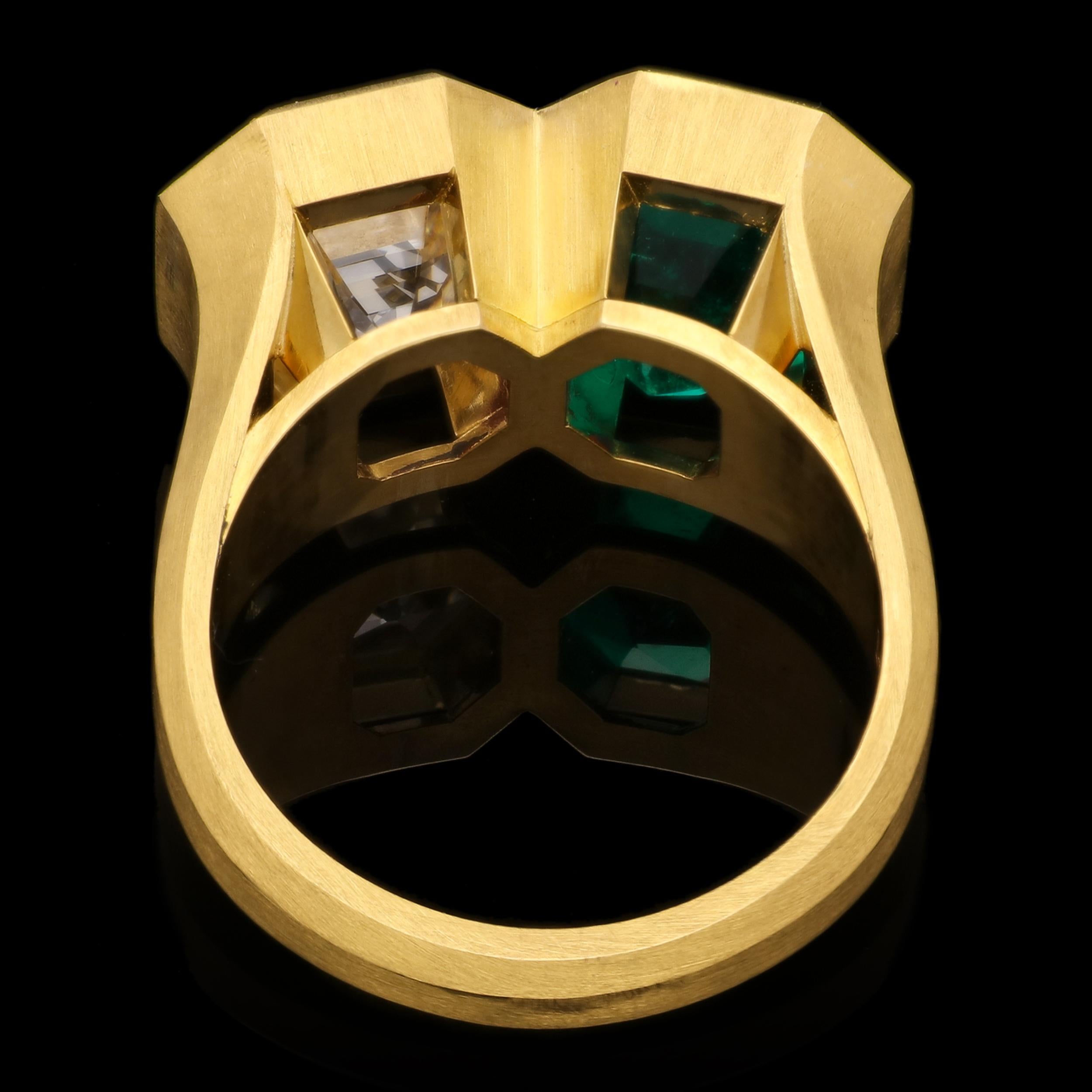 two stone mens ring