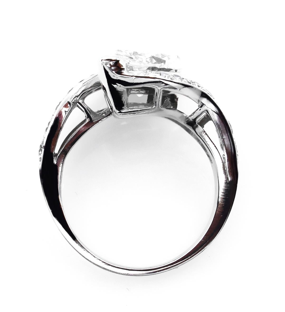 3.5 carat marquise diamond ring