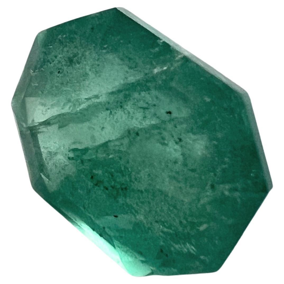 Gema Esmeralda Natural No Aceitada Octágono de 3,70ct en venta 1
