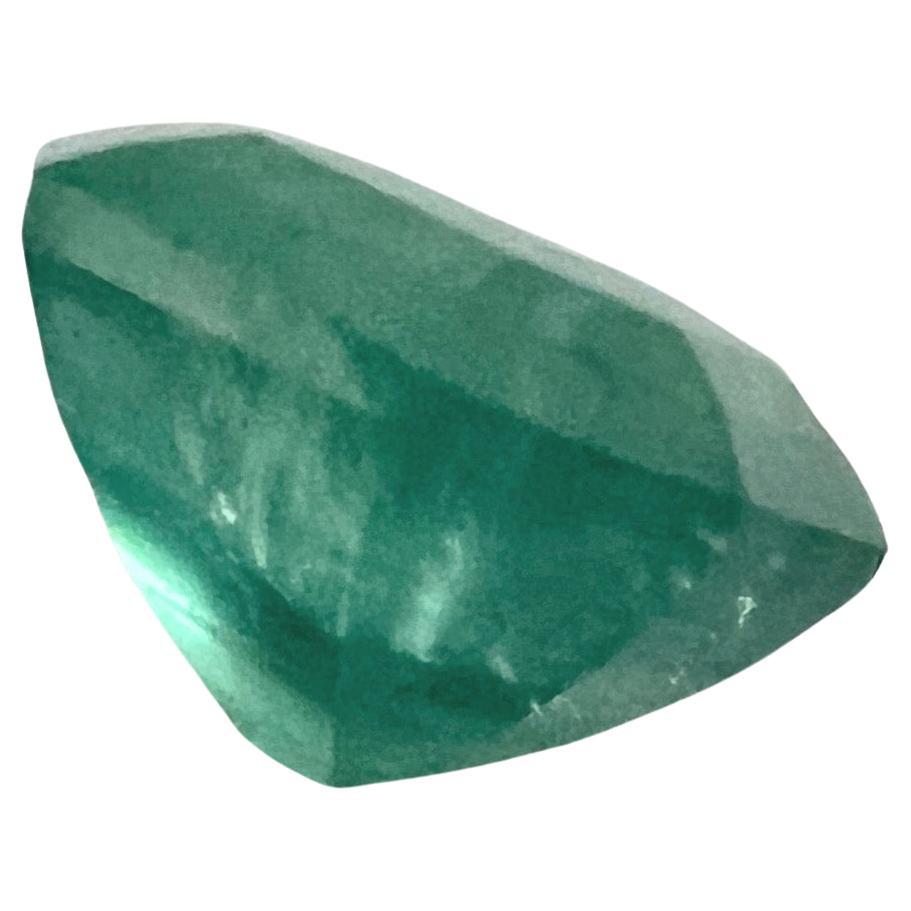 Gema Esmeralda Natural No Aceitada Octágono de 3,70ct en venta 3