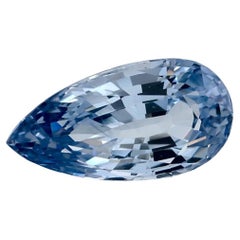 3.71 Ct Blue Sapphire Pear Loose Gemstone (pierre précieuse en vrac)