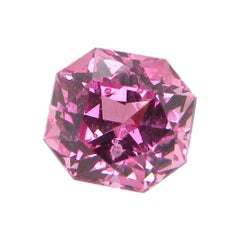 3.72 Carat GIA Certified Octagon-Cut Burma No Heat Vivid Purplish Pink Spinel