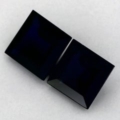 3.72 Ct Blue Sapphire Princess Loose Gemstone