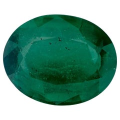 3.72 Ct Emerald Oval Loose Gemstone