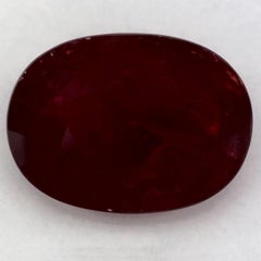 3.72 Ct Ruby Oval Loose Gemstone