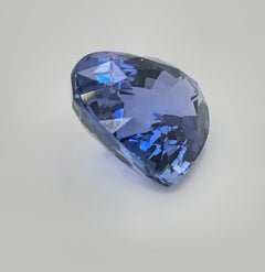 3.72ct Bleu Heart Shaped Sri Lankan Natural Sapphire (No Heat) Certified By GRS