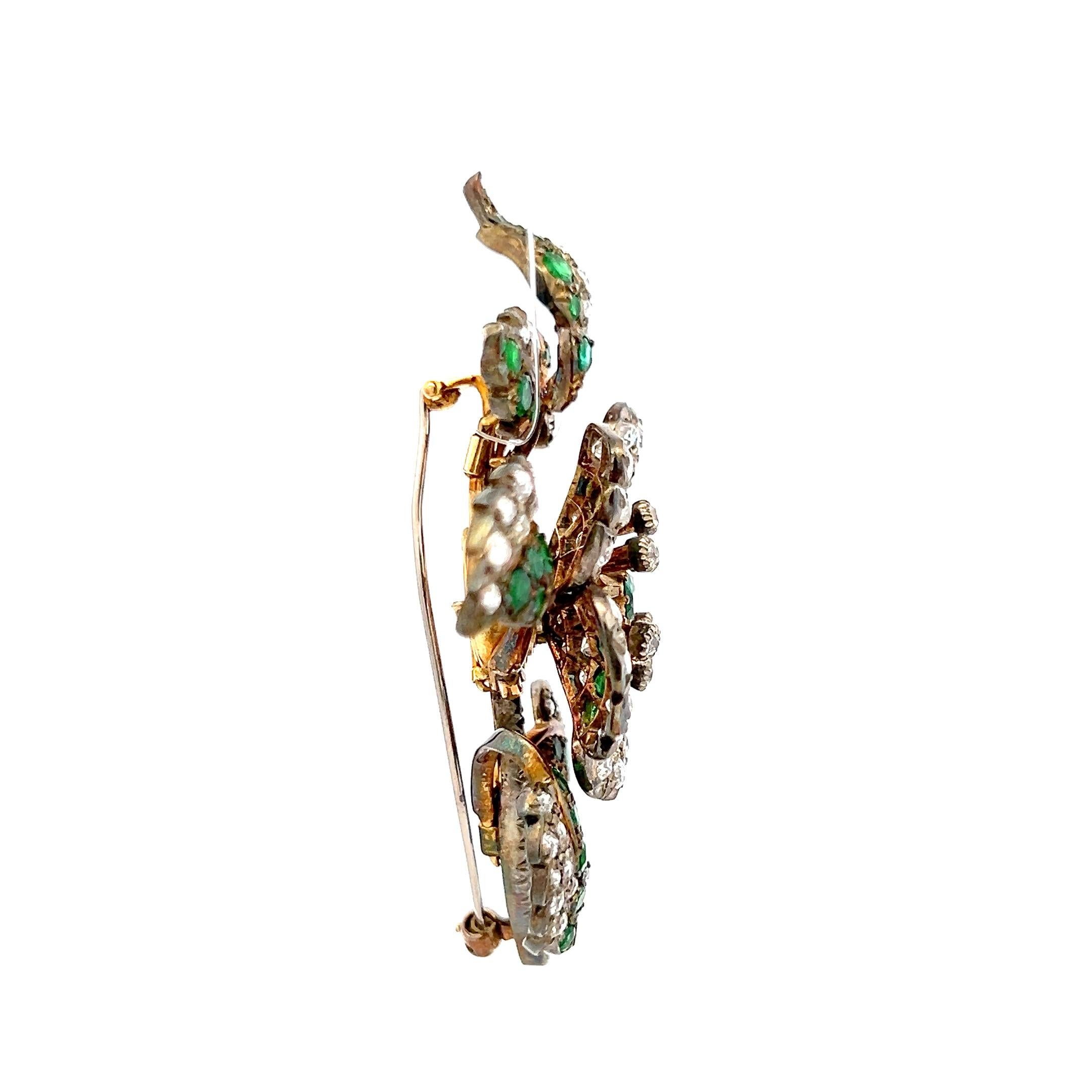 Titel:
3,72ct Old European Cut Diamant & 2,45ct Smaragd Brosche in 18K Weißgold/Silber
Stil:
Stift
Metall:
18 Karat Weißgold/Slv
Edelstein 1:
3,72 Karat Diamant
Anzahl von Steinen:
93
Farbe:
I
Klarheit:
SI
Die Form:
Alteuropäischer Schliff
Edelstein