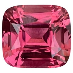 3.73 carats Bubblegum Pink Tourmaline Cushion Cut Afghan Gemstone