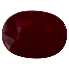 3.73 Ct Ruby Oval Loose Gemstone