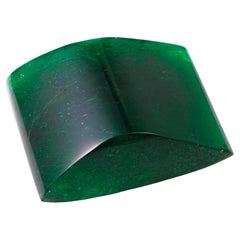 37.42 Carat Emerald Gigantic Piece Special Shape Cabochon Loose Gemstone