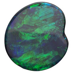 Opale noire Lightning Ridge de 37,45 carats