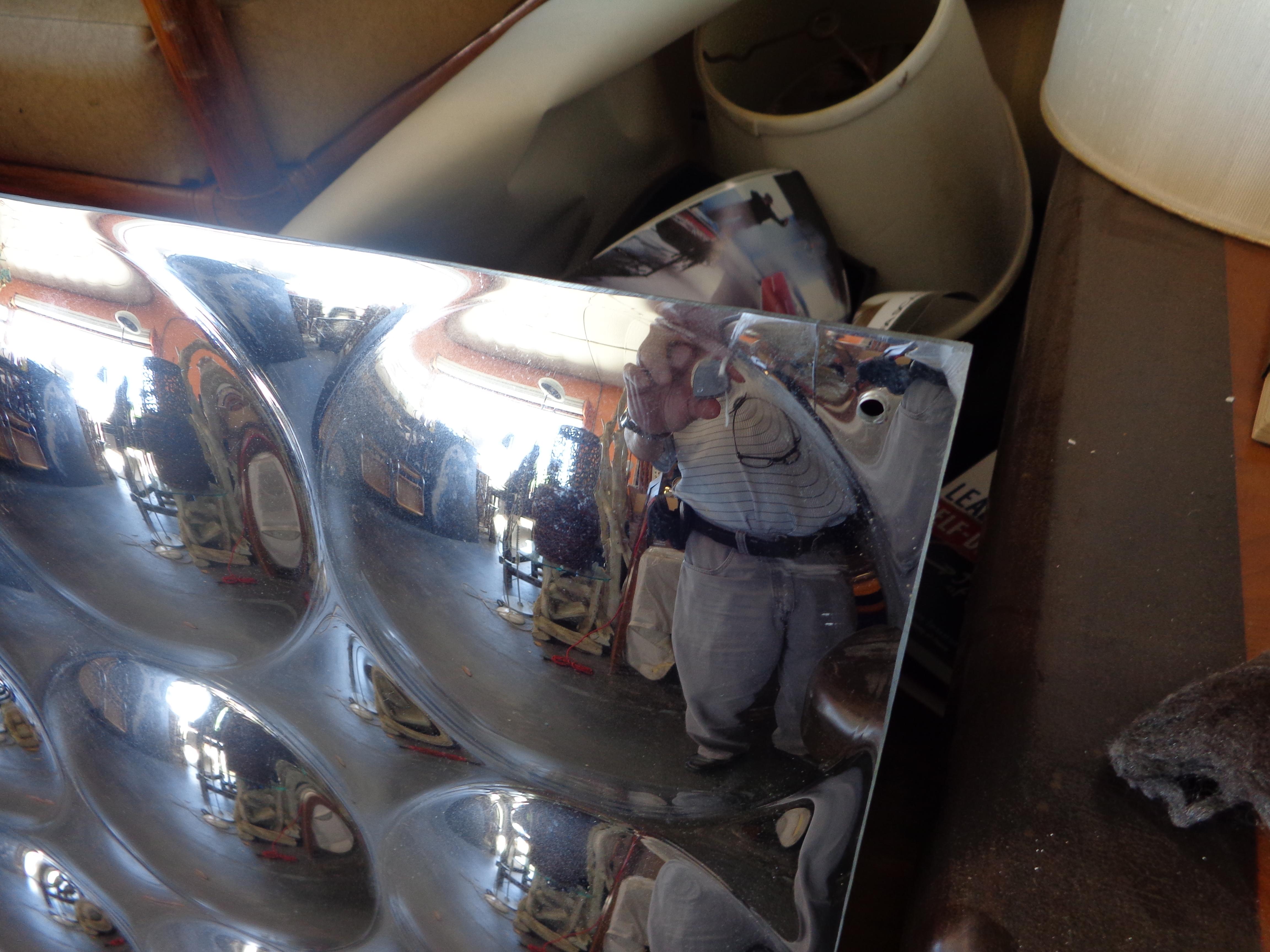 1970s Convex Bubble Mirror 1