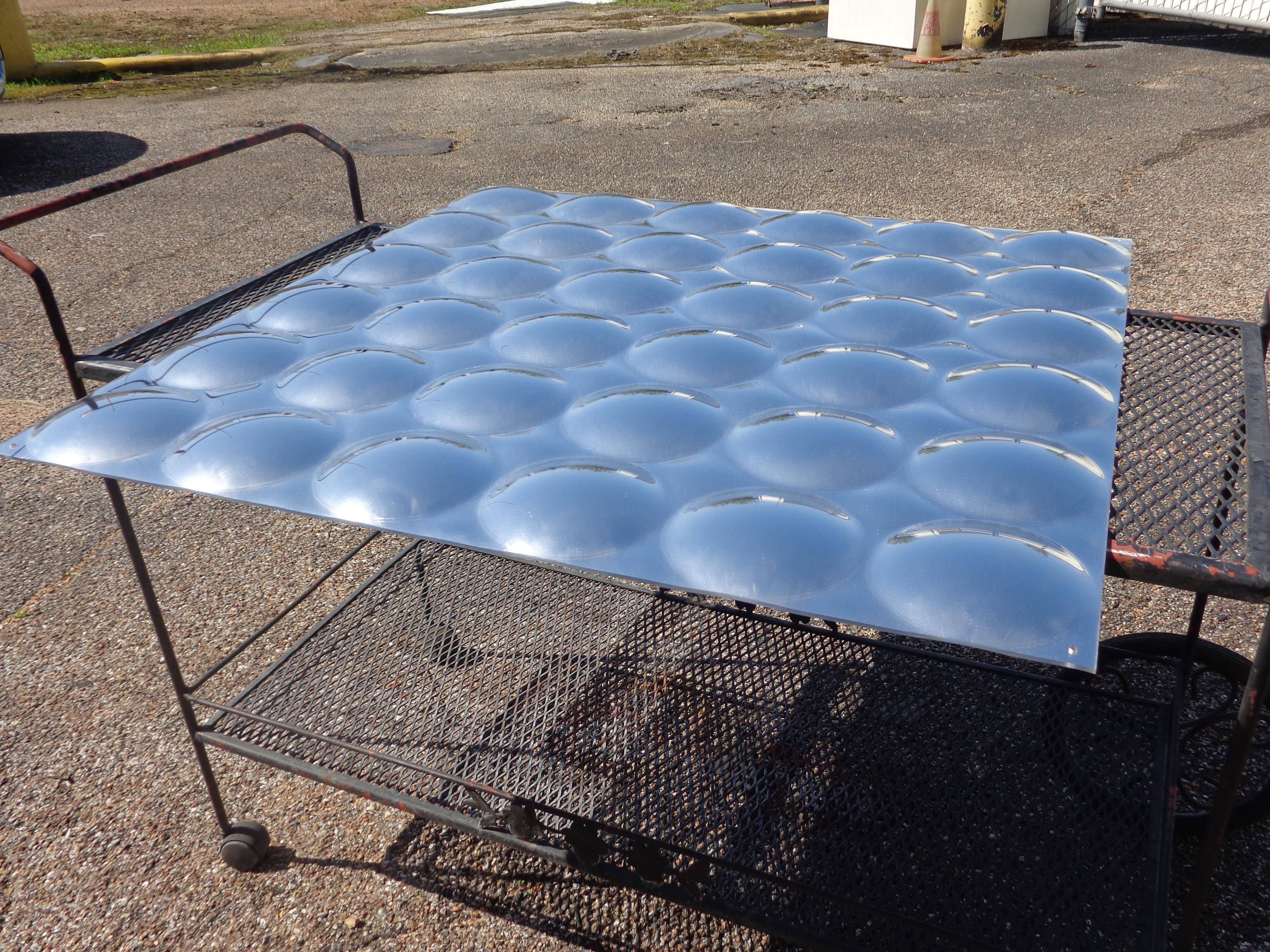 1970s Convex Bubble Mirror In Good Condition In Pasadena, TX