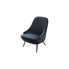 375 Armchair in Dark Jade Fabric by Walter K Design Team & Walter Knoll