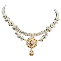 Collar Oro Rosado/Blanco Diamantes Naturales 3,75 Quilates