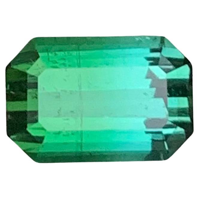 3.75 Quilates Turmalina Natural Suelta Bicolor Forma Esmeralda Gema Para Anillo en venta