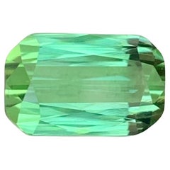 3.75 carati di tormalina verde menta naturale sfusa a forma di cuscino
