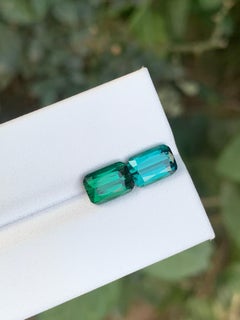 3.75 Carat Natural Loose Reverse Pair Tourmaline Gemstone For Jewellery Making