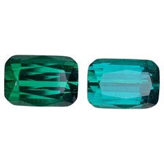 3.75 Carat Natural Loose Reverse Pair Tourmaline Gemstone For Jewellery Making