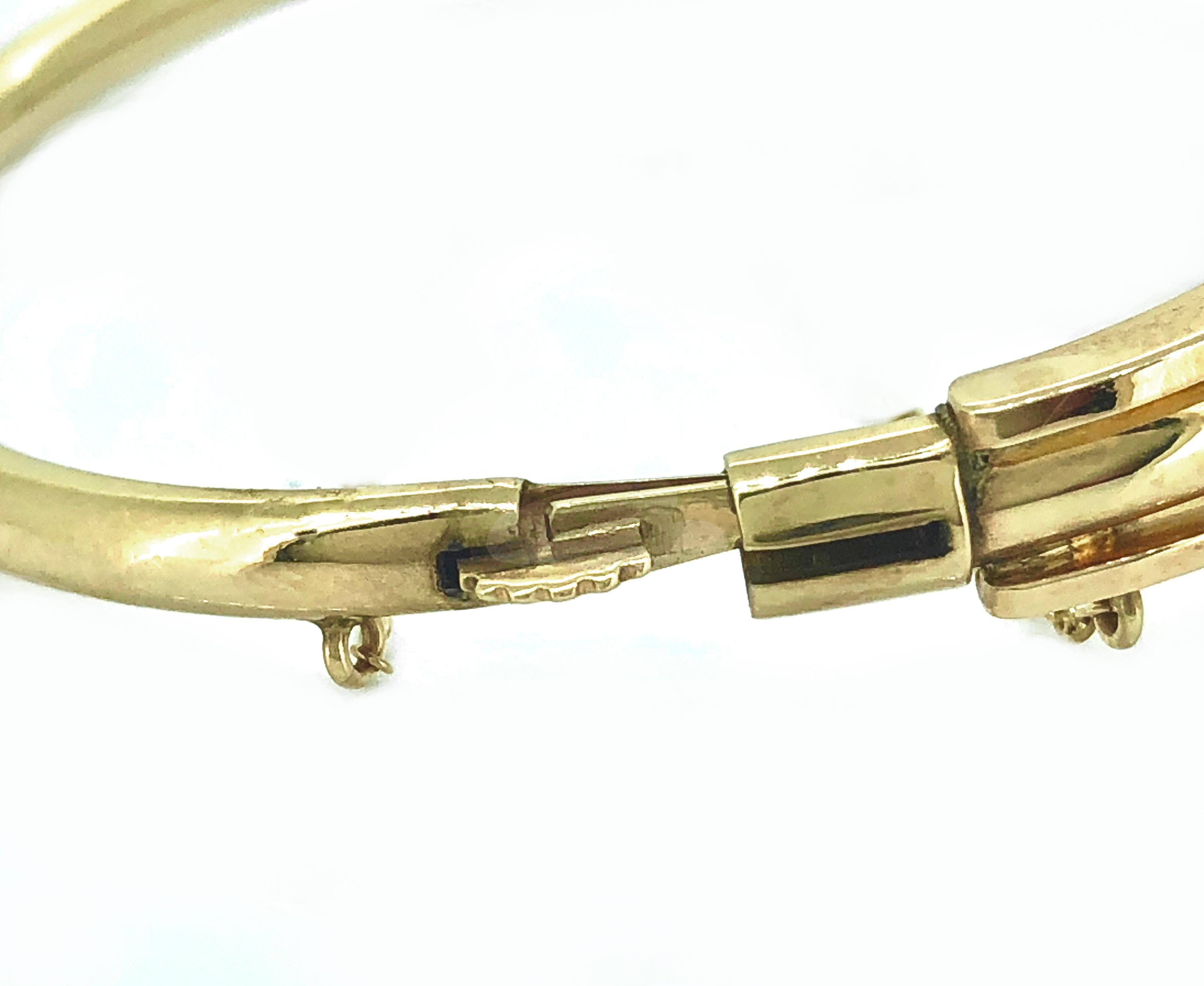 Art Deco 3.75 Carat Total Weight Diamond Antique Bracelet Platinum and Yellow Gold