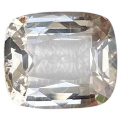 3,75 Carati Topazio Pesca Pietra Taglio Cuscino Gemma Naturale Pakistana