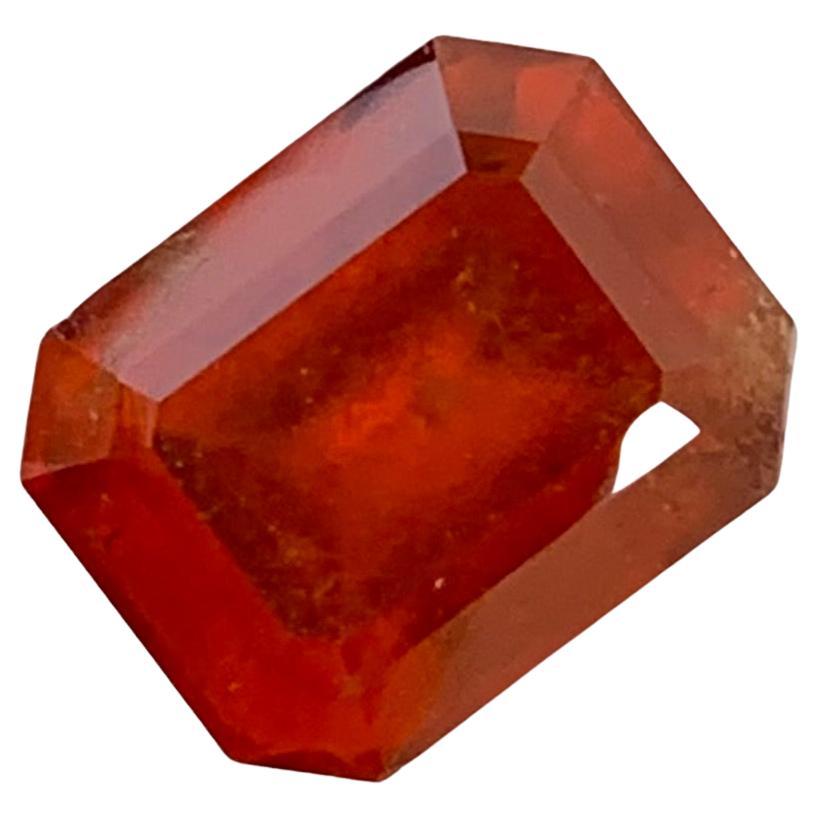 3.75 Carats Pretty Loose Hessonite Smoky Garnet Gem For Jewellery Making  For Sale