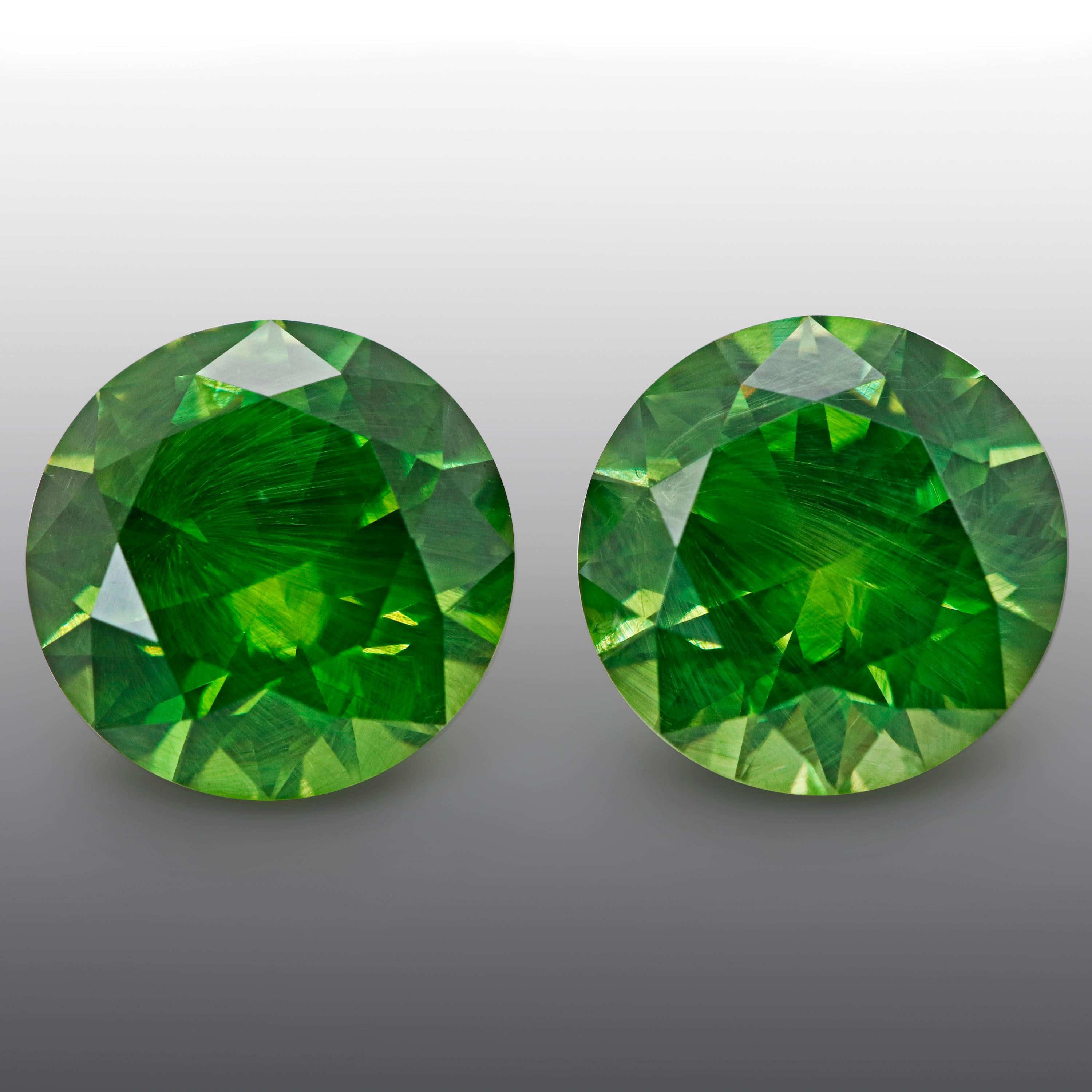 Demantoid is well-known by its unique inclusion called 