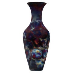 37.5" Grand Floor Vase 701 - raku ceramic pottery centerpiece floor vase