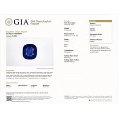 Anillo de platino con tres piedras de zafiro de Ceilán de 3,76 quilates, certificado por el GIA, y diamantes