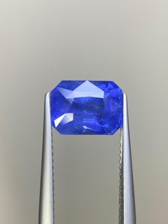 Zafiro azul natural de Sri Lanka (Ceilán), 3,76 quilates, con certificado GIA