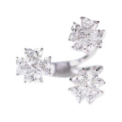 3.77 Carat White Heart Shape Diamond Love Ring