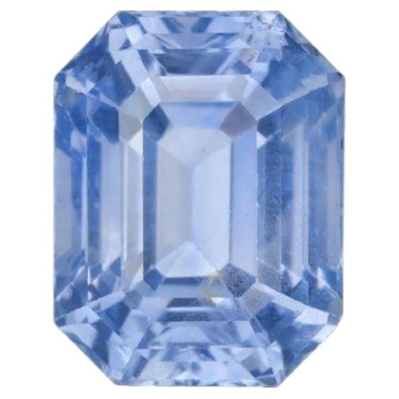 3.77 cts, Faceted untreated blue sapphire with a GIA certificate