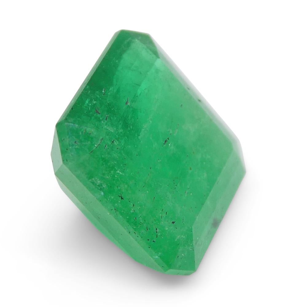 3.77ct Square Green Emerald from Colombia For Sale 7