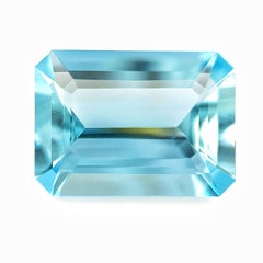 3.78 Carat Natural Santa Maria Color Aquamarine Loose Stone (Aigue-marine libre de couleur Santa Maria)