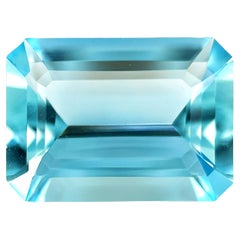 3.78 Carat Natural Santa Maria Color Aquamarine Loose Stone (Aigue-marine libre de couleur Santa Maria)