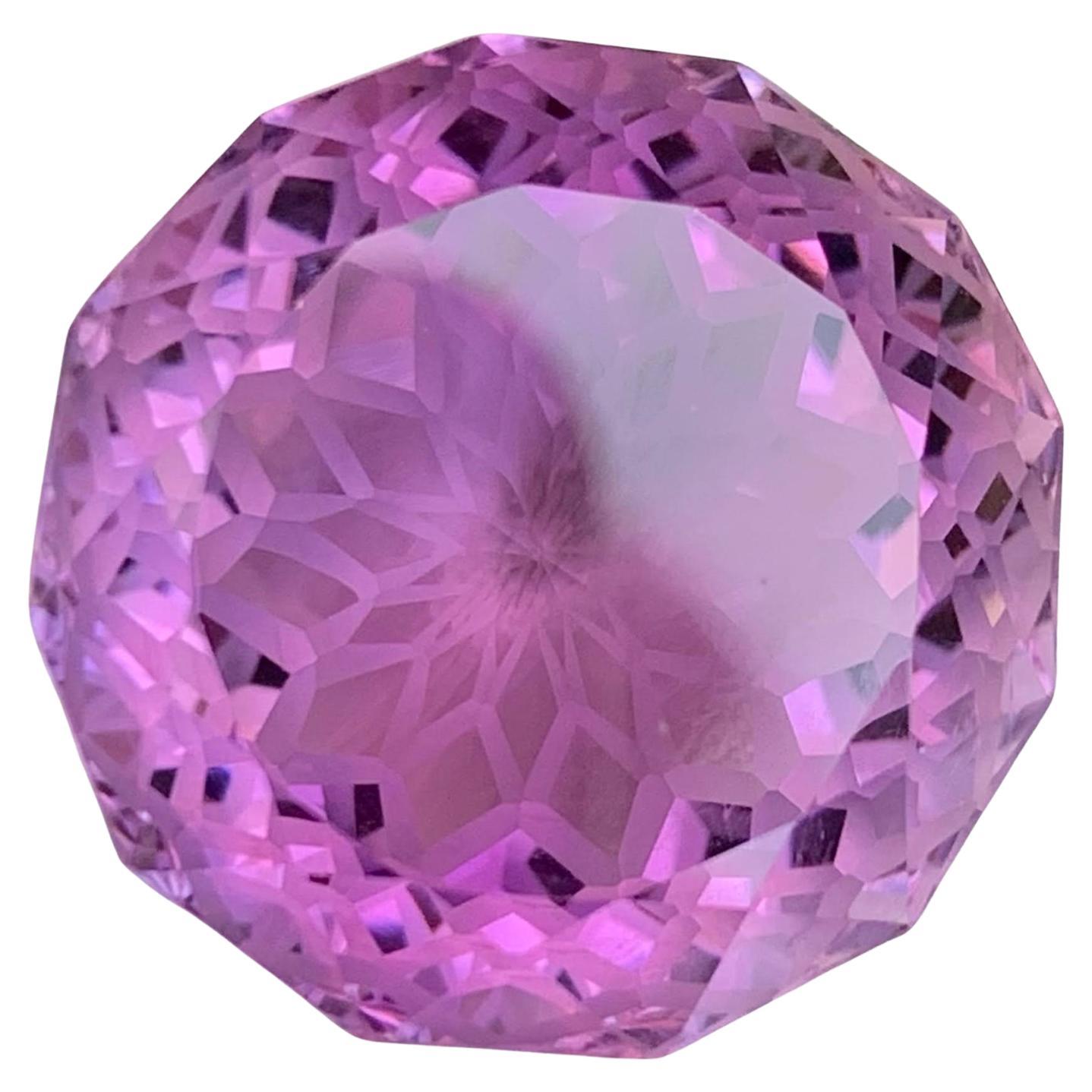 37,85 quilates Amatista Púrpura Esmerilada Piedra Natural Brasileña Talla Redonda