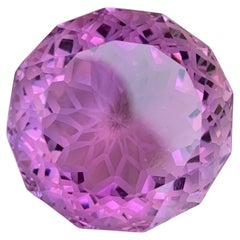 37,85 quilates Amatista Púrpura Esmerilada Piedra Natural Brasileña Talla Redonda