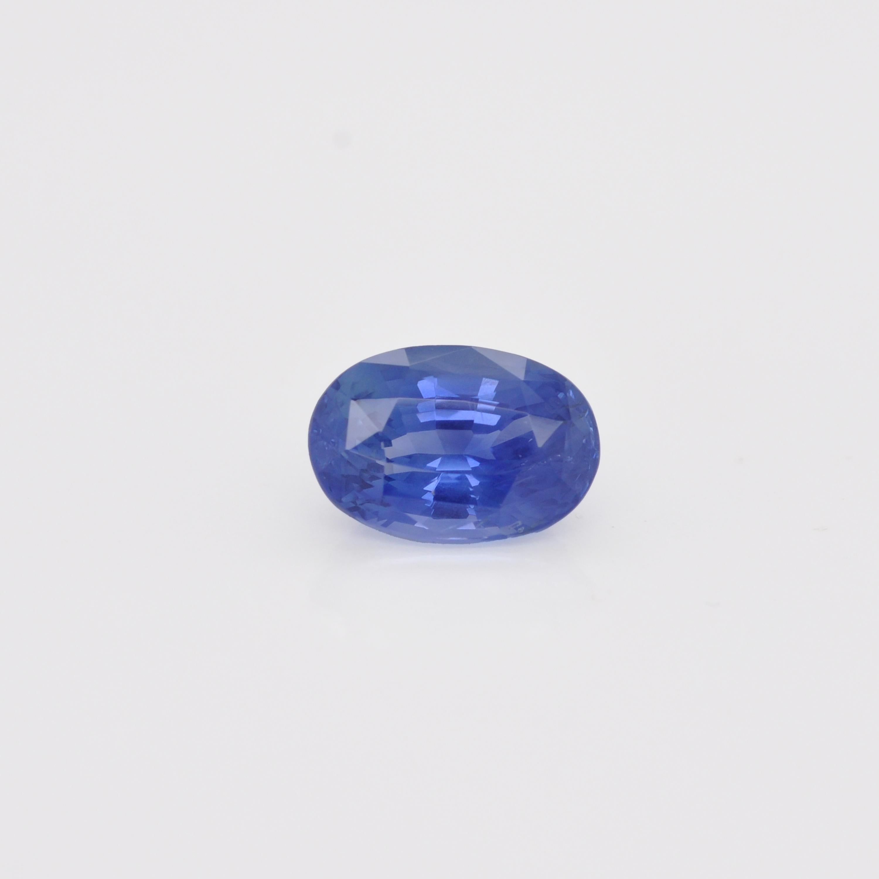 Presenting a captivating 3.79 carat Oval Ceylon Sri Lanka Natural Blue Sapphire, measuring 7.21 by 10.58 by 5.73 millimeters. This gemstone hails from the renowned sapphire mines of Ceylon, now Sri Lanka, celebrated for producing some of the world's